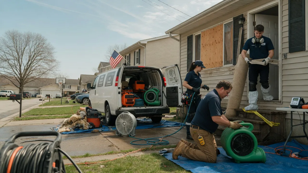 Water Damage Restoration in Valier, PA near me